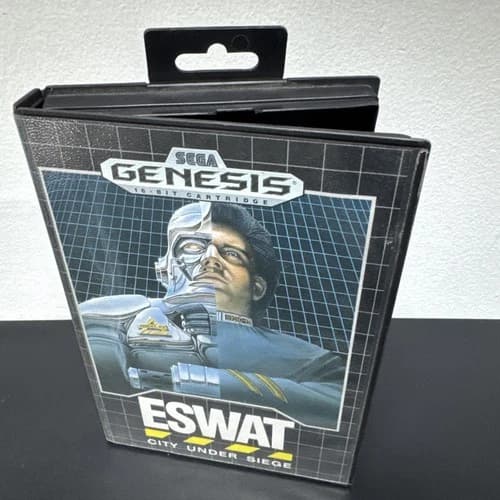 ESWAT: City Under Siege (Sega Genesis, 1990)Tested and Working