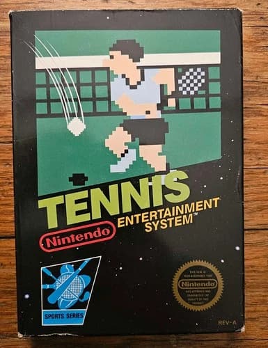 Tennis - NES - CIB - Great condition - Slightly worn box - Working game!