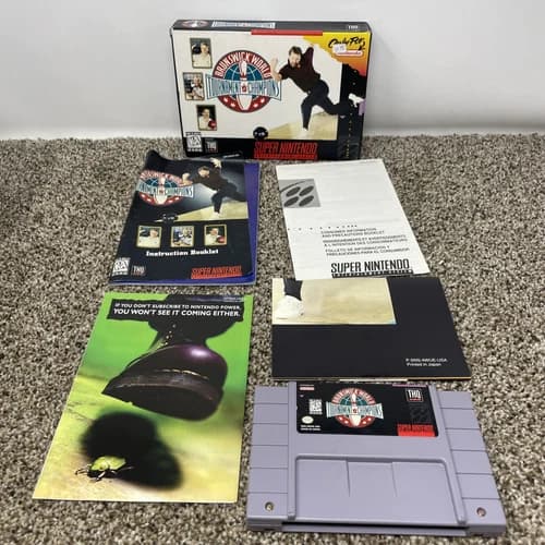 Brunswick World Tournament of Champions (Super Nintendo) SNES Complete TESTED