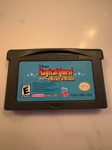 Magical Quest Starring Mickey and Minnie (Nintendo GameBoy Advance, 2002) Tested