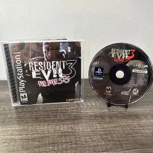 Resident Evil 3 Nemesis (PlayStation 1, 1999) CIB w/ Reg Card PS1