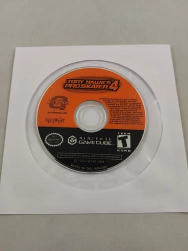 Tony Hawk's Pro Skater 4 (Nintendo GameCube, 2002) Disc only - Tested