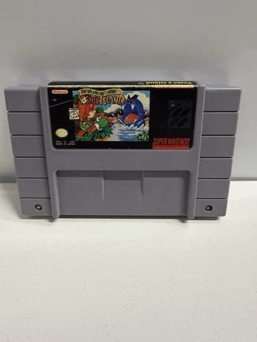 Super Mario World 2: Yoshi's Island (Super Nintendo SNES, 1995) *TESTED