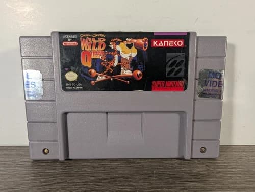 Chester Cheetah Wild West Quest Super Nintendo 1992 SNES Working Cartridge Only