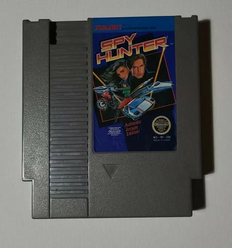 Spy Hunter -- Classic NES Nintendo Original Game TESTED FREE SHIPPING