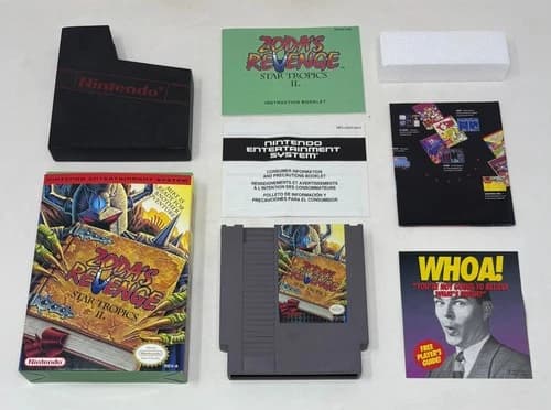 NES Nintendo - Zoda's Revenge: Star Tropics II 2 - CIB Complete - CLEAN BOX