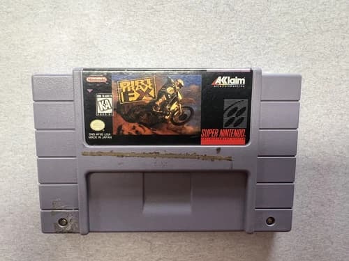 Dirt Trax FX (Super Nintendo Entertainment System, 1995) SNES Tested