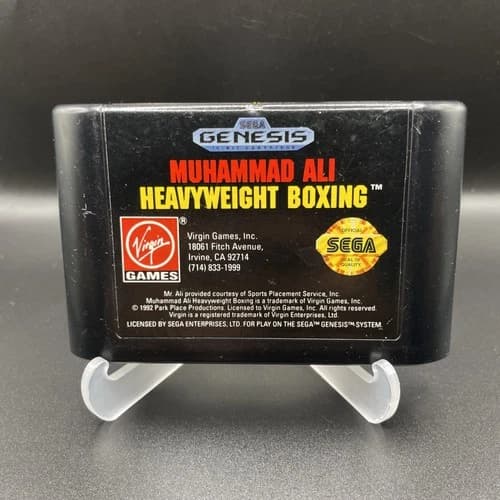 Muhammad Ali Heavyweight Boxing Sega Genesis Tested Working