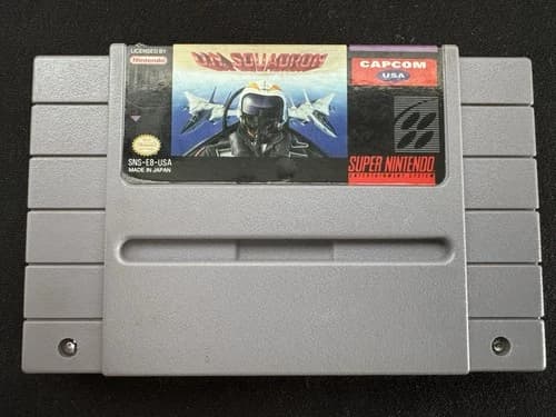UN Squadron GAME ONLY - SUPER NINTENDO SNES - TESTED