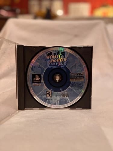 Street Fighter EX2 Plus Sony PlayStation 1 PS1 Disc Only Cleaned Tested & Works
