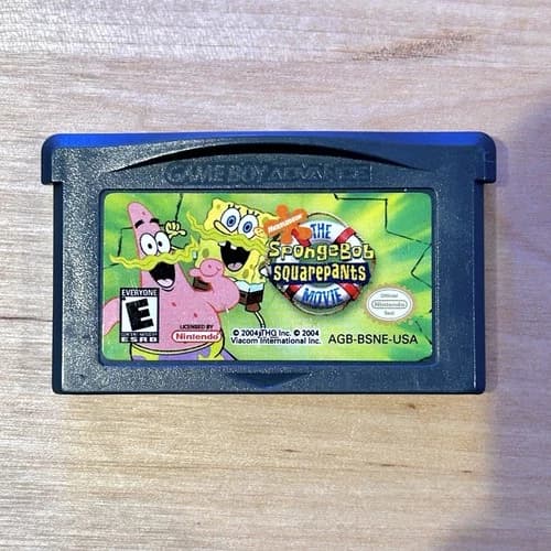 The SpongeBob SquarePants Movie (Nintendo Game Boy Advance, 2004) GBA