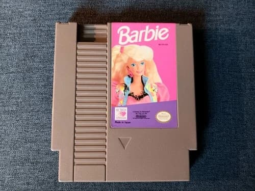 Barbie (Hi-Tech Expressions, 1991) NES Game Cart Only, Tested & Working