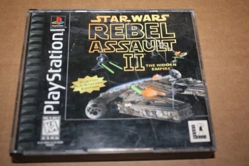 Star Wars: Rebel Assault II The Hidden Empire (PlayStation 1 PS1) Complete