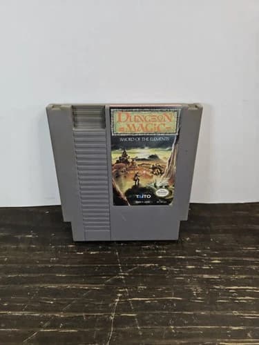 Dungeon Magic - Authentic Nintendo NES Game Tested