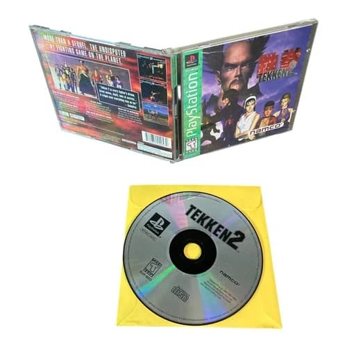 Sony PlayStation 1 PS1 CIB COMPLETE TESTED Tekken 2 GH CF S