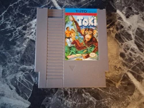 Toki Nintendo NES Authentic Tested Contacts Cleaned