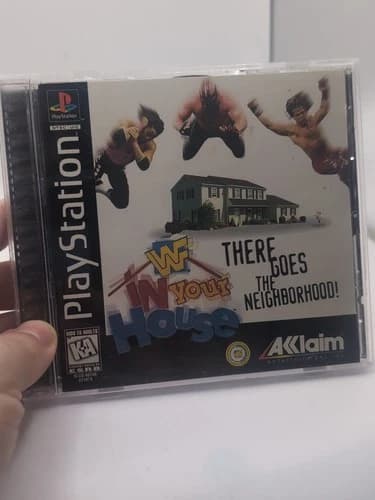 WWF In Your House Playstation 1 PS1 Complete in Box