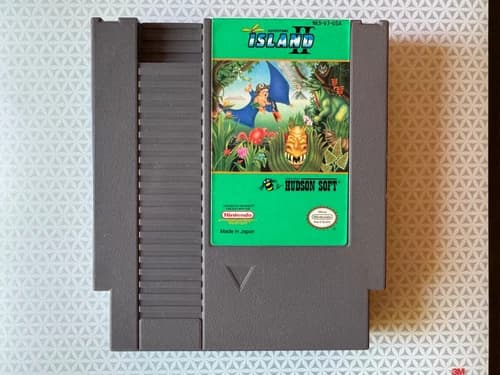 Nintendo Adventure Island 2 NES Video Game Cartridge Tested Working!