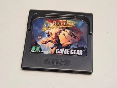 Ax Battler A Legend Of Golden Axe Sega Game Gear Game Cartridge Authentic