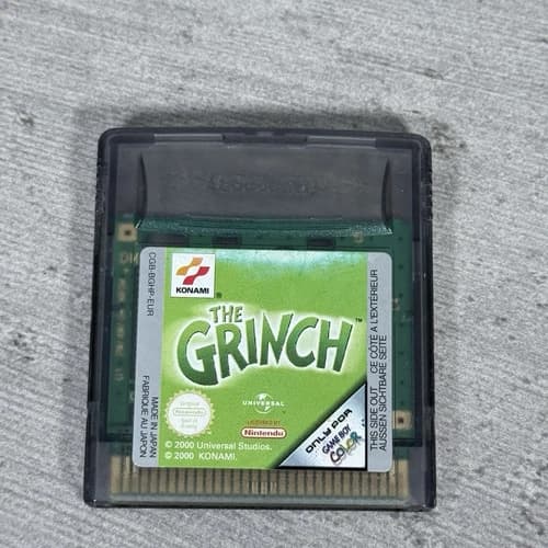 The Grinch Nintendo Game Boy Color Advance Game - Cart Only Genuine Konami