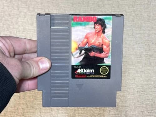 Rambo - Nintendo NES Game Cartridge - Authentic - Tested