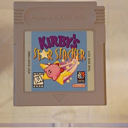 Nintendo Kirby's Star Stacker Puzzle Nintendo Game Boy KA NTSC-U/C