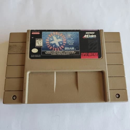 Revolution X (Super Nintendo Entertainment System, 1995) Tested & Working, READ