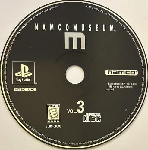 Namco Museum Vol. 3 - GH (PlayStation, PS1) DISC ONLY | NO TRACKING | M822