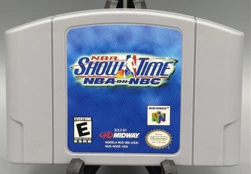 NBA Showtime: NBA On NBC Nintendo 64, N64 Authentic 💯Tested✅ Mint💎