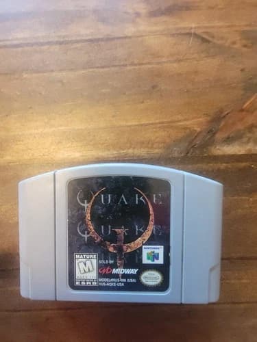 Quake 1 Nintendo 64 N64 Original Authentic Genuine Game Cleaned Tested