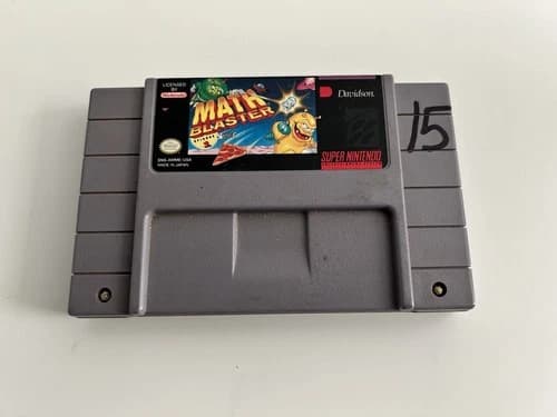 Math Blaster (Super Nintendo Entertainment System Snes)