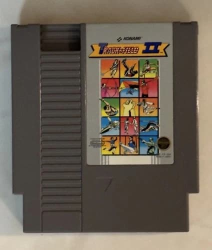 Nintendo NES Track & Field II (Cleaned, Tested & Working)