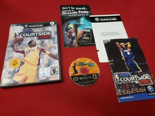NBA Courtside Kobe Bryant (Nintendo GameCube, 2002) ☆ AUTHENTIC ☆ Tested Good