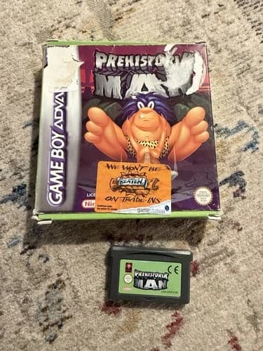 Prehistorik Man Nintendo Gameboy Advance Game, Prehistoric, GENUINE!