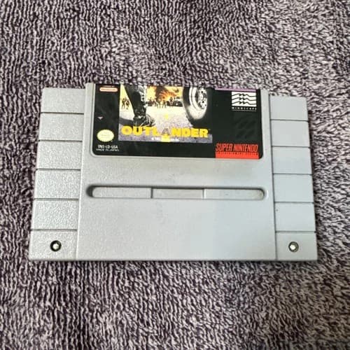 Outlander (Nintendo SNES) Authentic Cart Only Tested Working