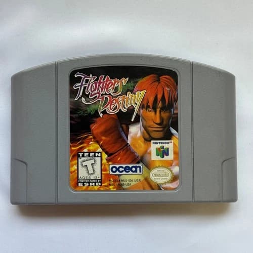 Fighters Destiny (Nintendo 64, 1997) N64 Cart Only Authentic TESTED