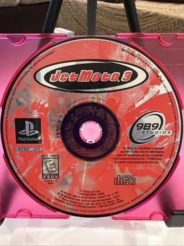 Jet Moto 3 (Sony PlayStation 1, 1999) PS1 Disc Only! Works Great! Ships FREE!