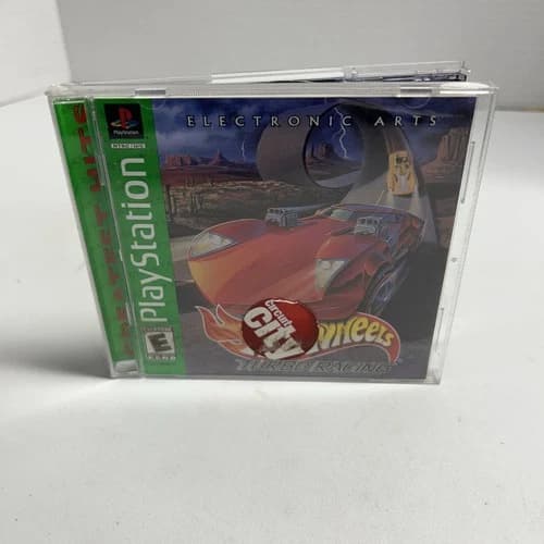 Hot Wheels: Turbo Racing (Sony PlayStation 1, PS1, 1999) Complete
