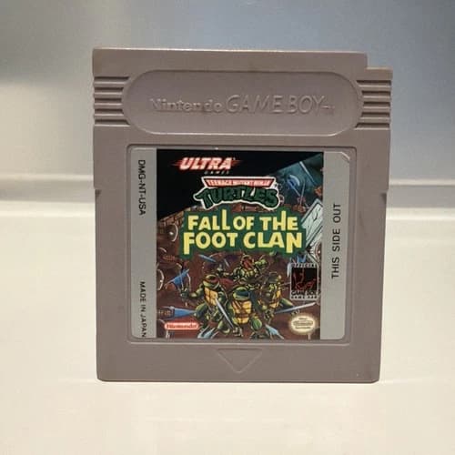 Teenage Mutant Ninja Turtles Fall of the Foot Clan Game Boy Tested: WORKING