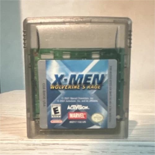 Activision X-Men Wolverine's Rage Nintendo Game Boy Color X-Men Series E