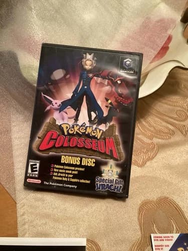 Nintendo GameCube Pokemon Colosseum Bonus Disc Special Gift Jirachi CIB