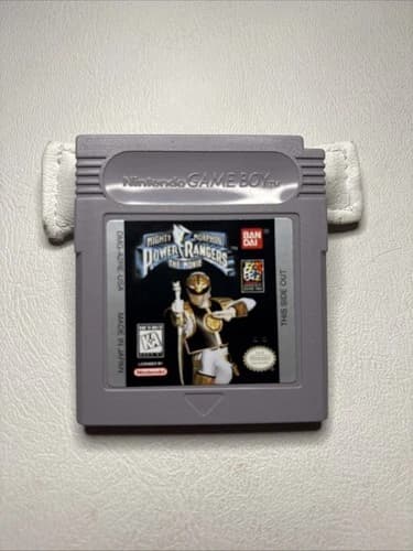 Mighty Morphin Power Rangers: The Movie Nintendo Game Boy 1995 Cartridge Tested