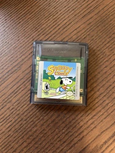 Snoopy Tennis Nintendo Game Boy Color, 2001 Edition