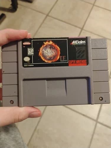 NBA Jam SNES (Super Nintendo Entertainment System, 1995) CARTRIDGE