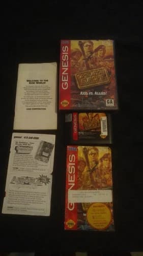 Operation Europe: Path to Victory 1939-45 Sega Genesis CIB