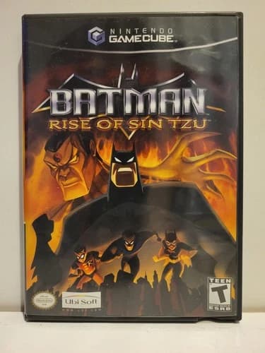 Batman: Rise Of Sin Tzu Nintendo Game Cube Complete w/ Manual Tested