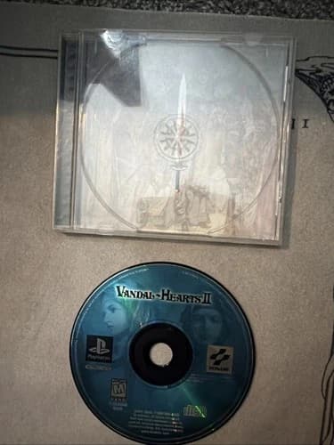D1 Vandal Hearts II 2 Resurfaced Disc Only PS1 Playstation 1