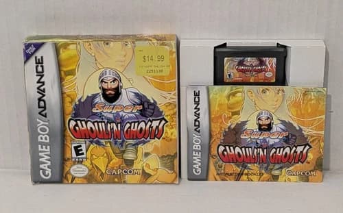Super Ghouls 'n Ghosts (Nintendo Game Boy Advance, 2002) GBA Complete CIB