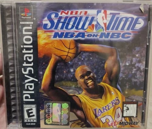 NBA Showtime NBA on NBC PlayStation 1 PS1 CIB W/ Manual Tested Basketball Game