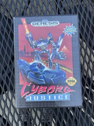Cyborg Justice (Sega Genesis, 1993) CIB Complete in Box with Manual